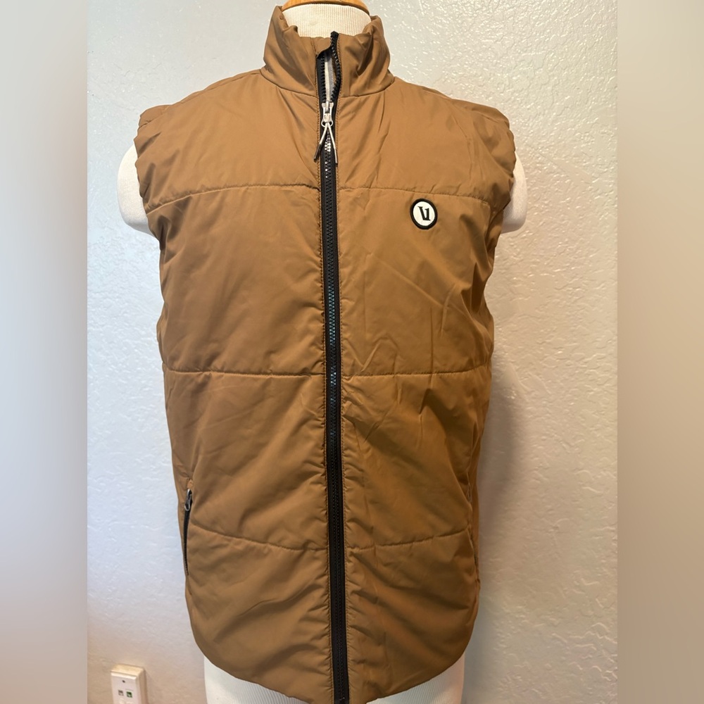 Vuori Men’s Echo Insulated Brown Vest 2.0 size XL